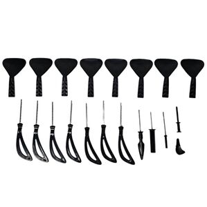 Pumpkin Masters Pumpkin Carving Lot Of‎ 20 Pieces- Scoops, Saws, Drills - Black